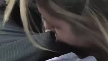 Blonde Sucks an Indian Cock