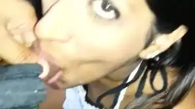 Cute girl sucking lover lover cock