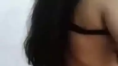 Chubby Desi MILF exposes her nude XXX breasts on live webcam show