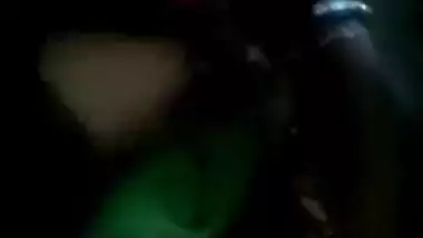 Satin maid feeling dick in satin shorts