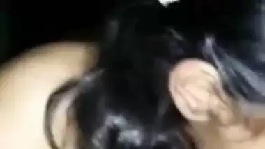 Shy indian gf blowjob