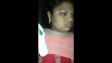 South Indian GF blowjob to her lover at his home