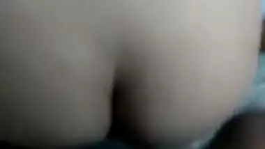 Desi trying a quick doggy with neighbor aunt she was talking over phone