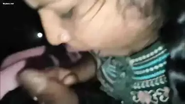 Desi wife gives blowjob to husband