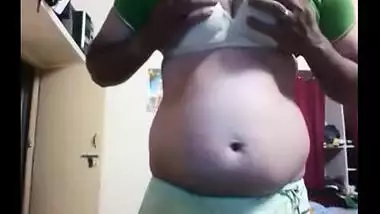 Desi aunty stripping in front of cam for hubby