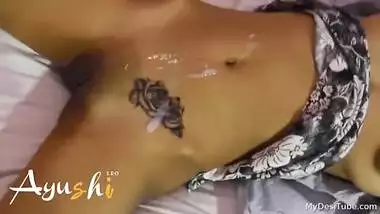 Homemade amateur couple - skinny girlfriend cheating her bf with other guy - MyDesiTube.com