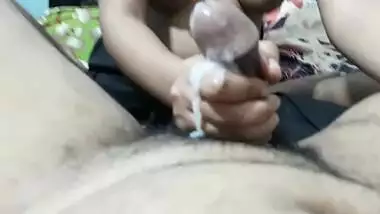 Indian Bhabhi Giving Oil Massage to Devar While Husband Not Home