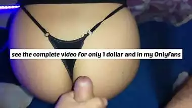 My stepsister eats my cock in exchange for taking her shopping