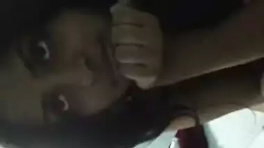 Desi college lovers in hotel room