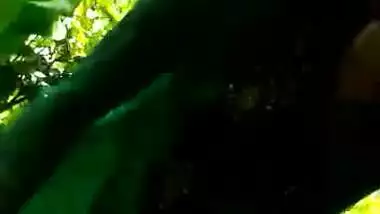 Desi cute village girl with lover Outdoor jangle