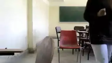 Horny coed convinces her school teacher to give her a better grade, Desi mms scandal