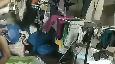 Slim hostel girl dress change viral MMS