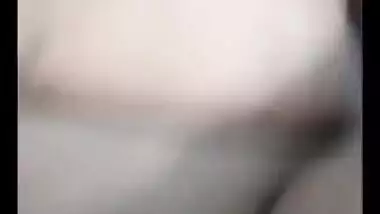 Beautiful girl showing her boobs