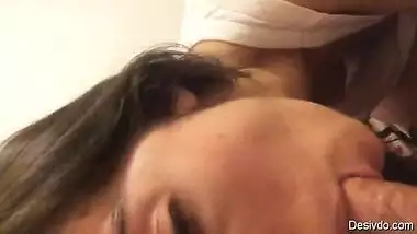 Cute desi babe BJ to Bf hot video