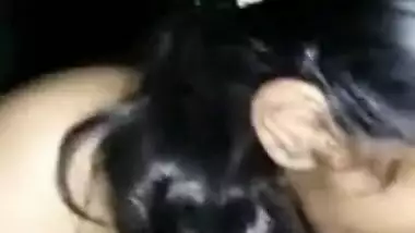 Hot Telugu girl feeling shy during a bj