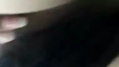 Desi girl hairy pussy fingering selfie cam video