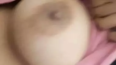 Bangladeshi girl Garima shows round boobs on video call