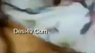 Sexy girl boobs press and fucked by cousin