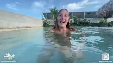 Big Boobs Blonde Fucked on Spring Break Vacation - Molly Pills - POV 4K