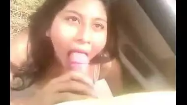 Amateur desi legal age teenager girlfriend sensational outdoor oral-stimulation in car