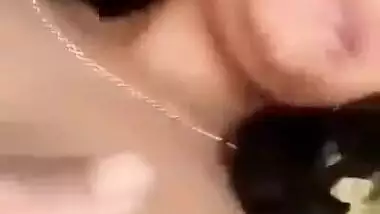 Village girl showing and fingering for lover