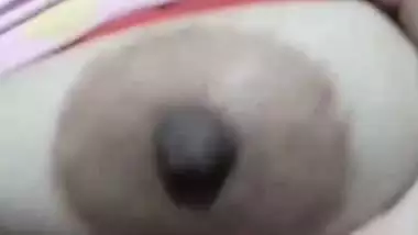 Cute Bangla girlfriend video call boobs show to lover