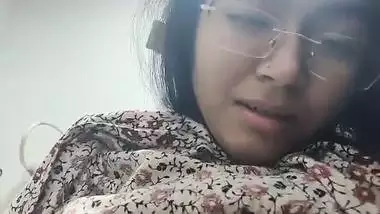 Tattooed wife milking boobs show selfie viral clip