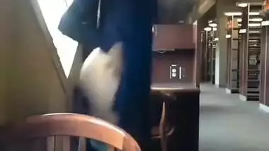 College Girl Showing Ass and Pussy in Cmpus