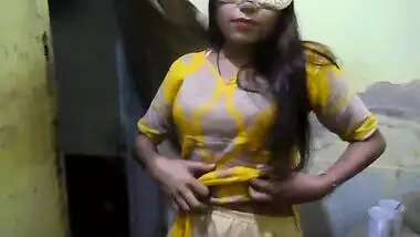 Charming Indian Village Girl Showing Natural Tits