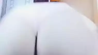 Large wazoo Bangladeshi girl teases her bf on webcam