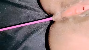 Desi bhabhi's morning routine with sex toys - clit and ass play