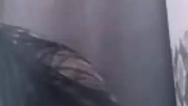 Sexy girl cleaning pussy video captured by her lover