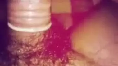 Couple fuck with condom