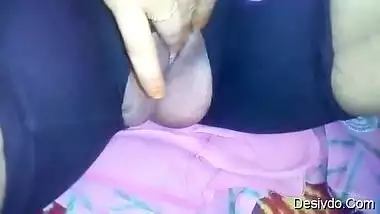 Horny indian wife showing her boobs and pussy