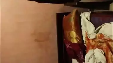 Tamil wife bathing caught on camera in hotel room