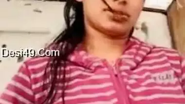 Hot Desi Girl Shows Her Boobs And Bathing To Lover On Video Call Part 5
