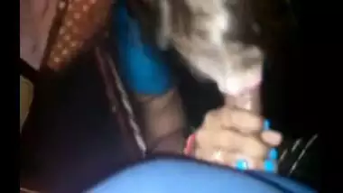 Sexy girl giving hot blowjob to her boss
