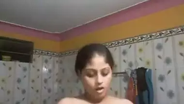 Smoking Bhabhi showing her super big boobs
