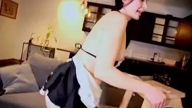 The maid paid with anal fuck for poor cleaning