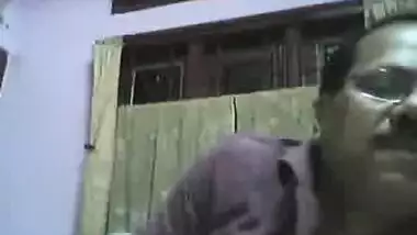Cumming while her hubby drinking all her love...
