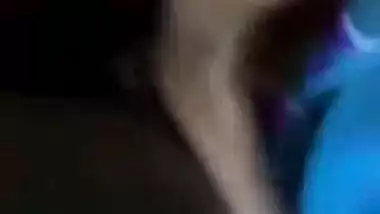 Indian slender young girlfriend lies under in missionary